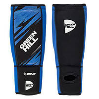 Защита голени стопы MMA IMMAF green hill blue XL