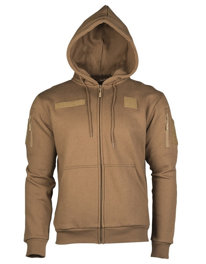 Реглан тактичний з капюшоном на блискавці "Tactical hoodie" Койот 11472019