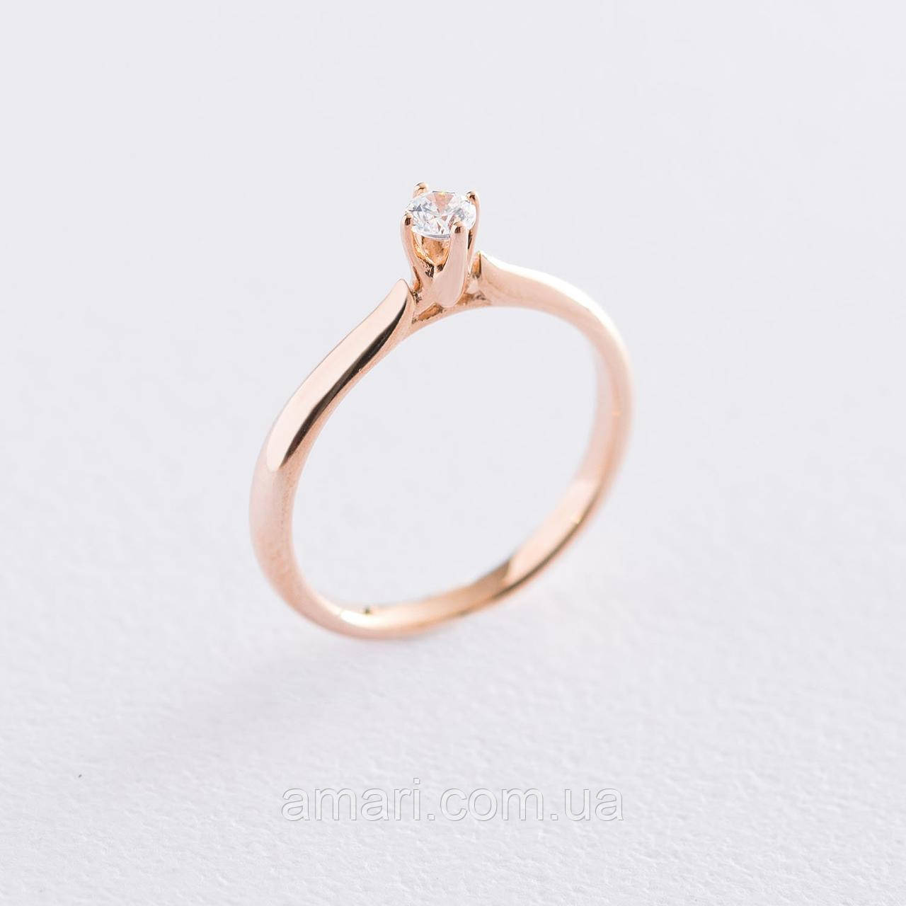 Золоте помелувальне кільце (куб. цирконій 
Swarovski) к06268, фото 1