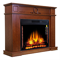 Камінокомплект Електрокамін ArtiFlame Neoclassic AF28S Горіх (зі звуком) Електричний 3D Камін, фото 3
