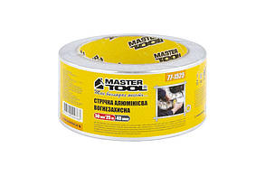 Скотч алюмінієвий 50 мм 25 м MASTERTOOL 77-1525
