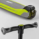 Самокат триколісний дитячий із сидінням 2в1 від 1,5 року до 8 років Best Scooter JS-20815, висота від 65 до 80 см, фото 7