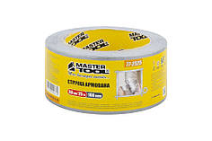 Стрічка армована MASTERTOOL t 60 °C 50 мм 25 м сіра 77-2525