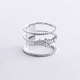 Золота каблучка з діамантами 25901121, фото 2