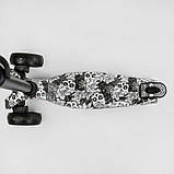 Самокат триколісний дитячий MAXI S-12208 Best Scooter, кермо, що знімається до 87 см, колеса PU зі світлом., фото 3