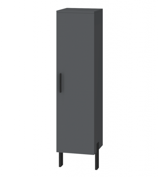 Пенал для ванни в стилі мінімалізм 30 см Ювента Manhattan MhP-120 Grey