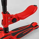 Дитячий триколісний самокат-біговел із сидінням 2в1 Best Scooter MAXI ST-18003 Червоний, кермо від 69 до 79 см, фото 7
