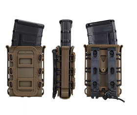 Підсумок IDOGEAR для магазинів: 5.56/7.62 Mag Carrier Molle Tactical, Колір: Coyote Brown, 2777