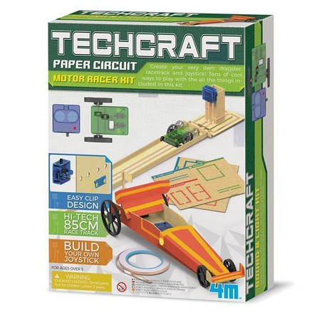 Науковий набір 4M Паперові схеми Гоночні машини (00-03430), фото 1