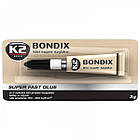 Клей супер K2 BOND BONDIX 3гр, EB100/EB101