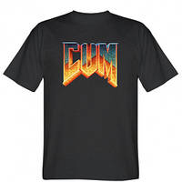 Мужская футболка Cum Doom logo
