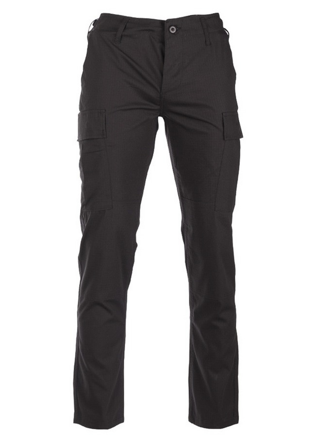 Армійські штани Mil-Tec Teesar RipStop BDU Slim Fit black 11853102, фото 1
