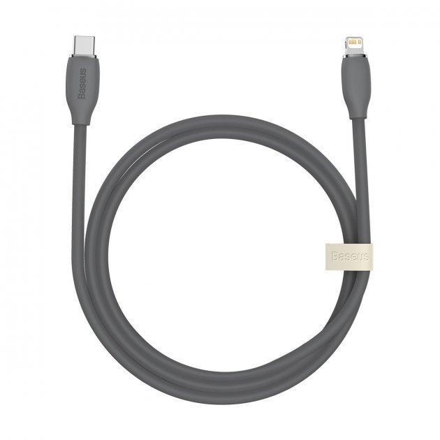 Кабель Baseus Jelly Liquid Silica Gel Fast Charging Data Cable Type-C to Lightning 20W 1.2m Black