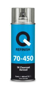 1К Прозорий лак Q-Refinish 70-450, аерозоль 400мл