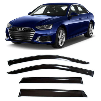 Дефлектори вікон вітровики Audi A4 (B8) Седан сед 2008-2015 (скотч)