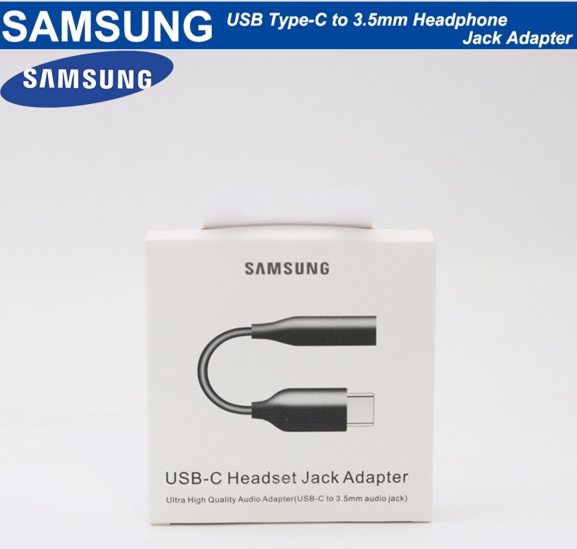 Перехідник-адаптер USB Type-C на AUX штекер 3.5 мм Samsung Galaxy S21 S22 S23 A54 Galaxy Fold 4 EE-UC10JUWRGRU