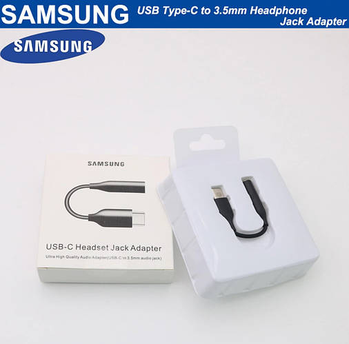 Купить Переходник адаптер USB Type-C на AUX штекер 3.5мм Samsung Galaxy ...