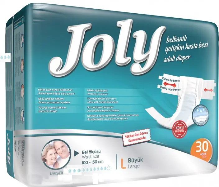 Підгузники для дорослих 8крапель Joly 3 Large 30 шт
