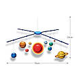 Підвісна 3D-модель Сонячної системи своїми руками 4M (00-05520), фото 6