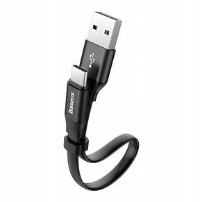 Кабель Baseus Nimble Portable Cable USB to Type-C 0.23m Black, фото 3