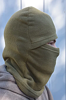 Теплая флисовая балаклава, зимняя тактическая шапка бафф мультикам хаки, головной убор для солдата, SL21
