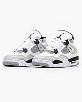 Кросівки Nike Air Jordan Retro 4 Military Black | Комфорт та вуличний стиль, фото 3