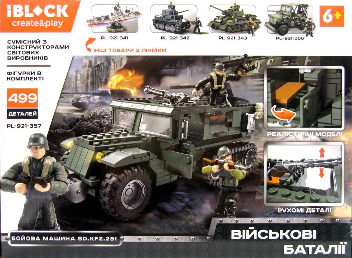 Конструктор Iblock Армія, 499дет. PL-921-357, фото 1