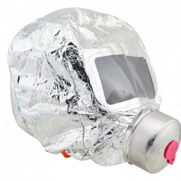 Маска противогаз из алюминиевой фольги, панорамный противогаз Fire mask защита головы от радиации, SL18 - фото 5 - id-p1707861371