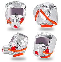 Маска противогаз из алюминиевой фольги, панорамный противогаз Fire mask защита головы от радиации, SP8