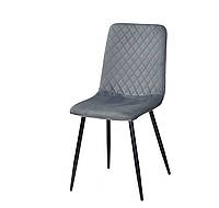 Cтильный кухонный стул и стул в гостиную на металлических ножках в обивке бархат Milton