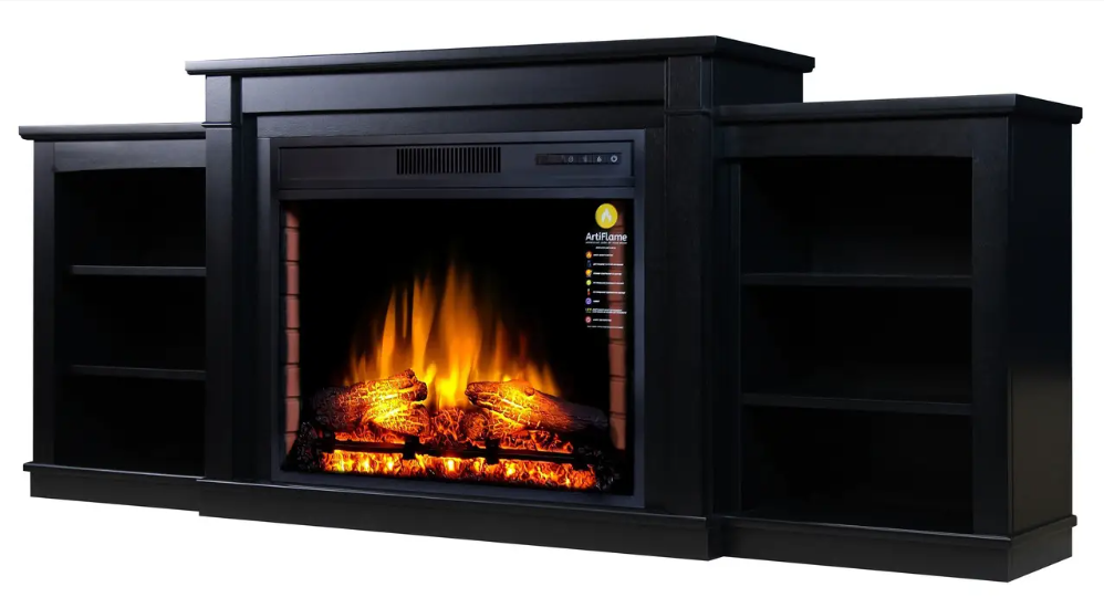 Камінокомплект Електрокамін ArtiFlame Vogue AF28S Чорне Дерево (зі звуком) Електричний 3D Камін