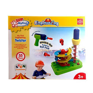 Конструктор Edu-Toys Гірка-спіраль з інструментами (JS022), фото 2