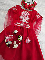 Вышиванка платье для девочки "Панночка"