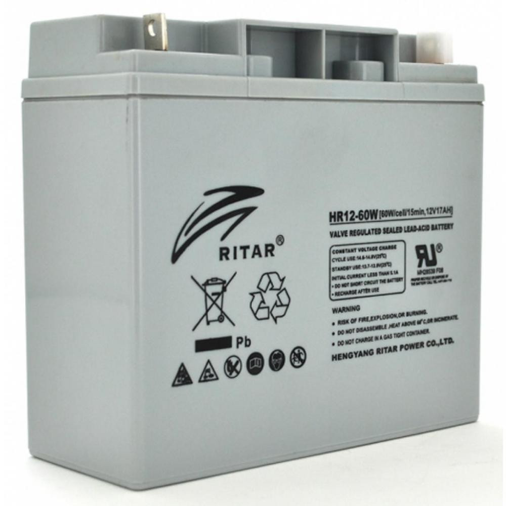 Акумулятор для ДБЖ AGM RITAR 12V 17AH HR1260W