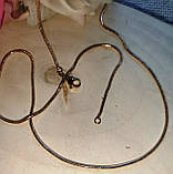 Ланцюжок позолочений із змійкою 50 см від студії LadyStyle.Biz, фото 7