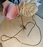 Ланцюжок позолочений із змійкою 50 см від студії LadyStyle.Biz, фото 8