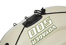 Тримісний надувний човен BestWay 65001 Voyager 500 (348х141 см) весла 2 шт., фото 4