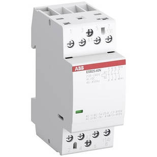 Контактор модульний ABB 2p 25 А 230 В AC/DC ESB25-20N-06