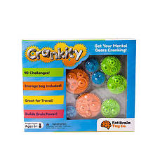 Головоломка Різнокольорові шестерінки Fat Brain Toys Crankity (F140ML), фото 2