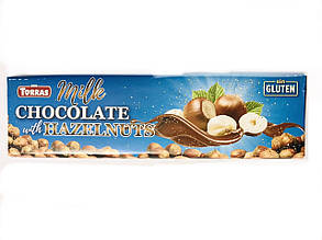 Шоколад молочний із фундуком Torras Zero Milk Huzelnuts 300 г Іспанія, фото 3