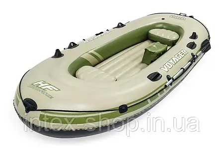 Тримісна надуваня човен BestWay 65001 Voyager 500 (348 х 141 см), фото 1