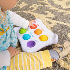 Іграшка сенсорна Колір Форма Назва Fat Brain Toys Dimpl Duo Брайль  (F208EN), фото 4