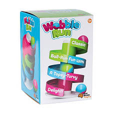 Розвивальний трек-балансир для кульок Fat Brain Toys Wobble Run (F273ML), фото 2
