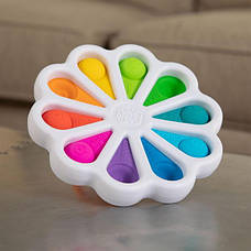 Іграшка тактильна Кольорові пелюстки Fat Brain Toys dimpl digits (F275EN), фото 4