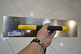 Напівтер з нержавіючої сталі 400 мм з ергономічною ручкою 213 Dekor Hassan, фото 4