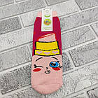 Шкарпетки дитячі високі зимові з махрою р.16 (5-6 років) мордочка асорті ЕКО 30032384, фото 2