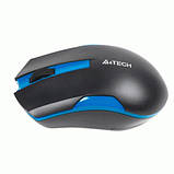 Миша A4Tech G3-200N,USB V-Track,1000dpi Blue, фото 4