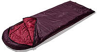 Летний спальный мешок, спальник +13,6C Rocktrail Mummy бордовый SV