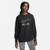 Толстовка Nike Air Women's Fleece Crew Black/White Доставка з США від 14 днів - Оригинал