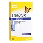 Тест-смужки Фрістайл Оптіум 50шт. Freestyle Optium у блістерах, фото 3